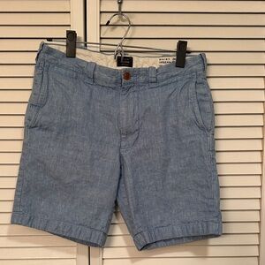 J Crew Stanton Shorts Baird McNutt Linen Men's 30